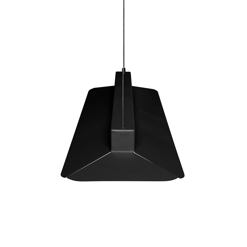 Czarna lampa wisząca YOTTSU B z wbudowanym panelem LED 4000K UMMO