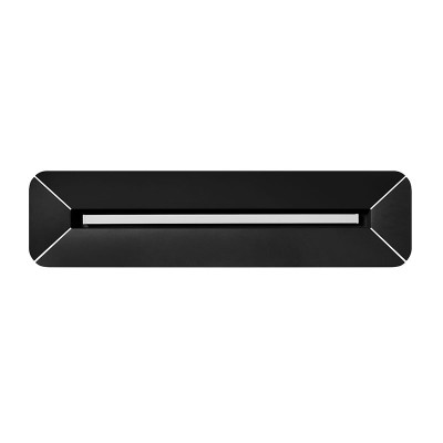 Black YOTTSU B hanging lamp with a built-in 4000K LED panel UMMO