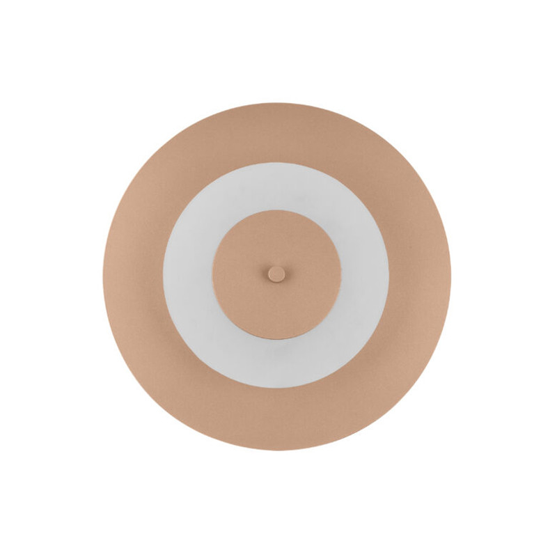 Kinkiet Aeroplan Wall 32 z metalowo-szklanym kloszem Almond Buff LOFTLIGHT