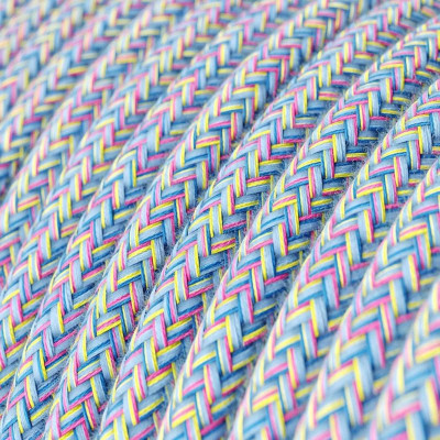 Kabel Lollipop RX09 w oplocie bawełnianym dwużyłowy 2x0.75 Creative-Cables