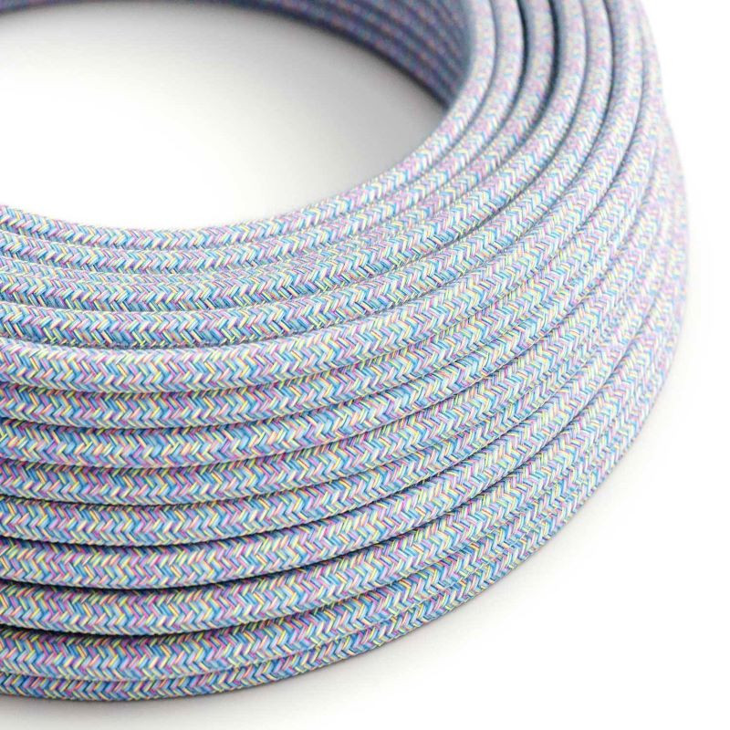 Lollipop RX09 cotton braided two-wire cable 2x0.75 Creative-Cables