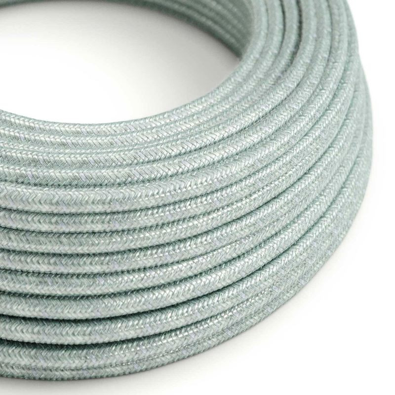 Kabel Niebieska Mgiełka RX12 w oplocie bawełnianym dwużyłowy 2 × 0,75 mm² Creative-Cables