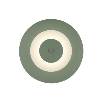 Kinkiet Aeroplan Wall 32 z metalowo-szklanym kloszem Hedge Green LOFTLIGHT