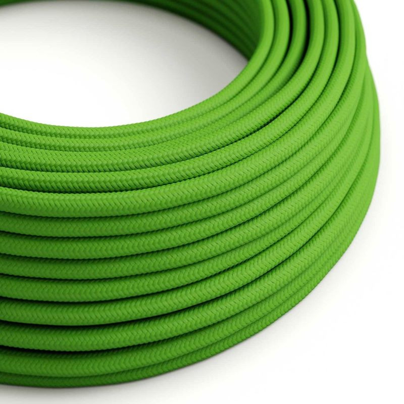 Kabel Zielona Limonka RM18 w oplocie poliestrowym dwużyłowy 2 × 0,75 mm² Creative-Cables