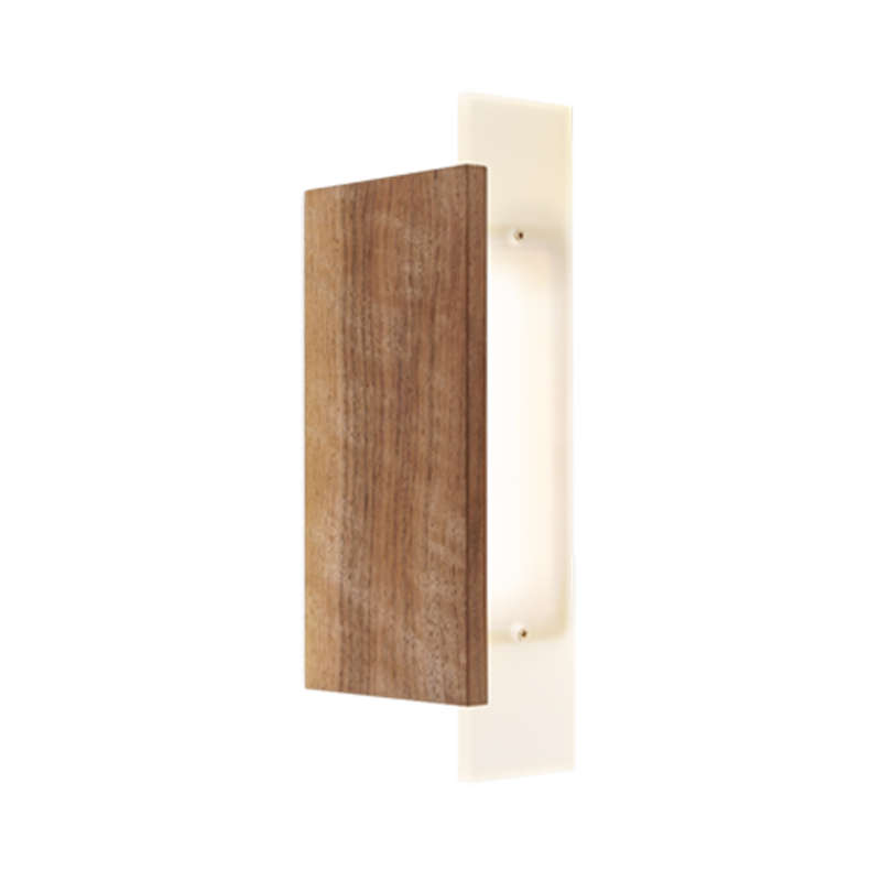 Sconce LED Blaze 20 cm wooden american walnut LOFTLIGHT