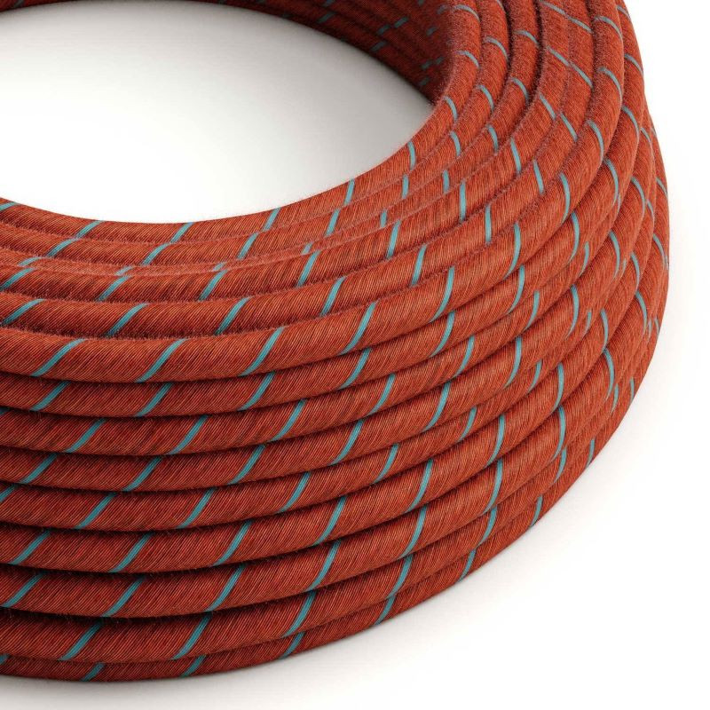 Kabel Serpentyna Vertigo ERC36 w oplocie bawełnianym dwużyłowy 2 × 0,75 mm² Creative-Cables