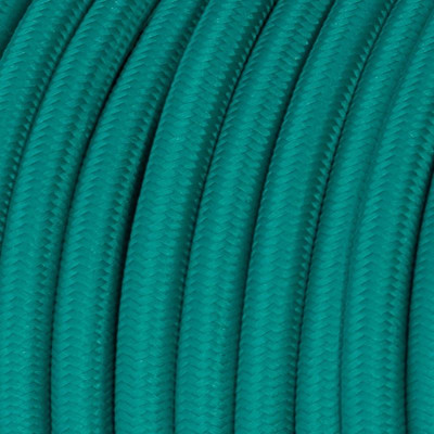 Turkusowy kabel  Lazurowe Wybrzeże RM71 w oplocie poliestrowym dwużyłowy 2x0.75 Creative-Cables