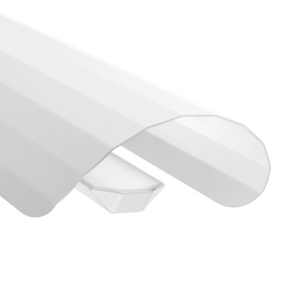 Liniowa lampa wisząca Apolin 65cm biała Kaspa