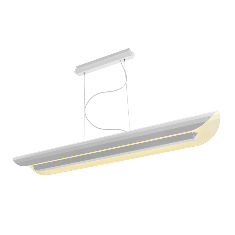Apolin linear hanging lamp 120cm white Kaspa