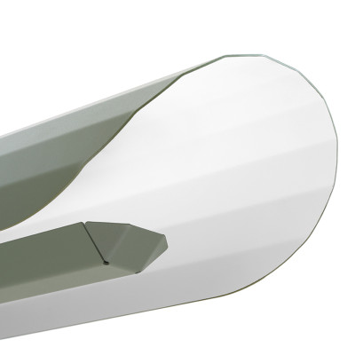 Liniowa lampa wisząca Apolin 120cm szałwiowo-biała Kaspa