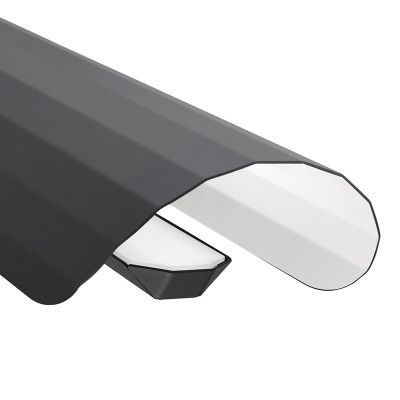 Apolin linear hanging lamp 120cm black and white Kaspa