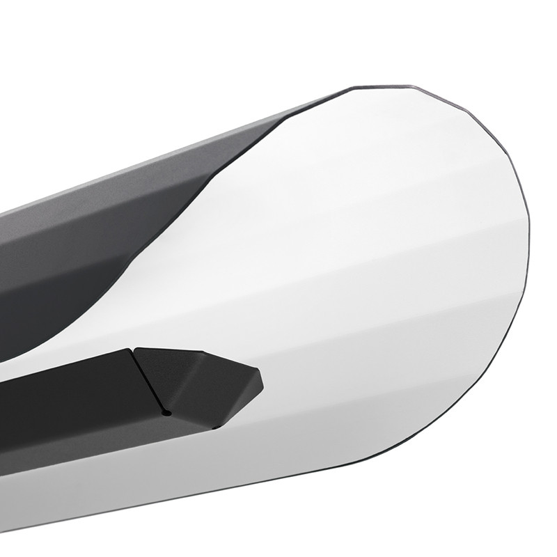 Liniowa lampa wisząca Apolin 120cm czarno-biała Kaspa