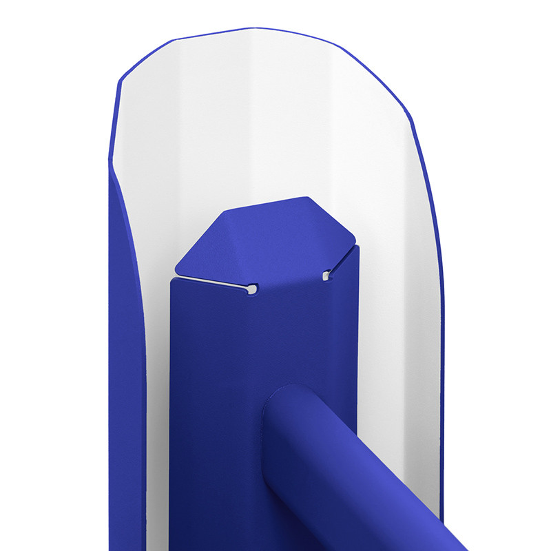 Apolin multi-arm pendant lamp cobalt and white Kaspa