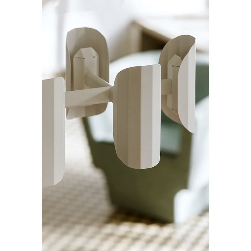Apolin multi-arm pendant lamp white Kaspa