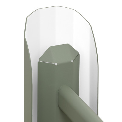 Apolin multi-arm pendant lamp sage and white Kaspa