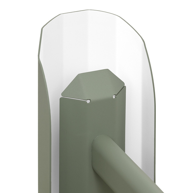 Apolin multi-arm pendant lamp sage and white Kaspa