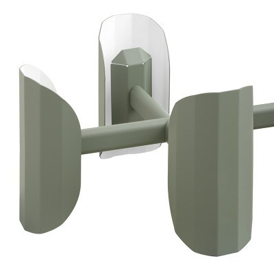 Apolin multi-arm pendant lamp sage and white Kaspa