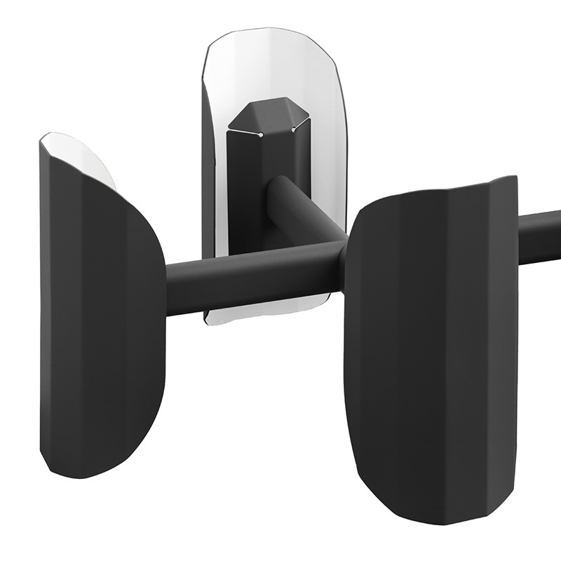 Apolin multi-arm pendant lamp black and white Kaspa