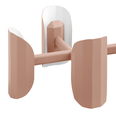 Apolin multi-arm pendant lamp rose and white Kaspa