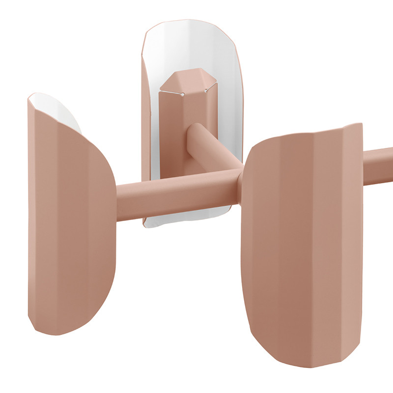Apolin multi-arm pendant lamp rose and white Kaspa