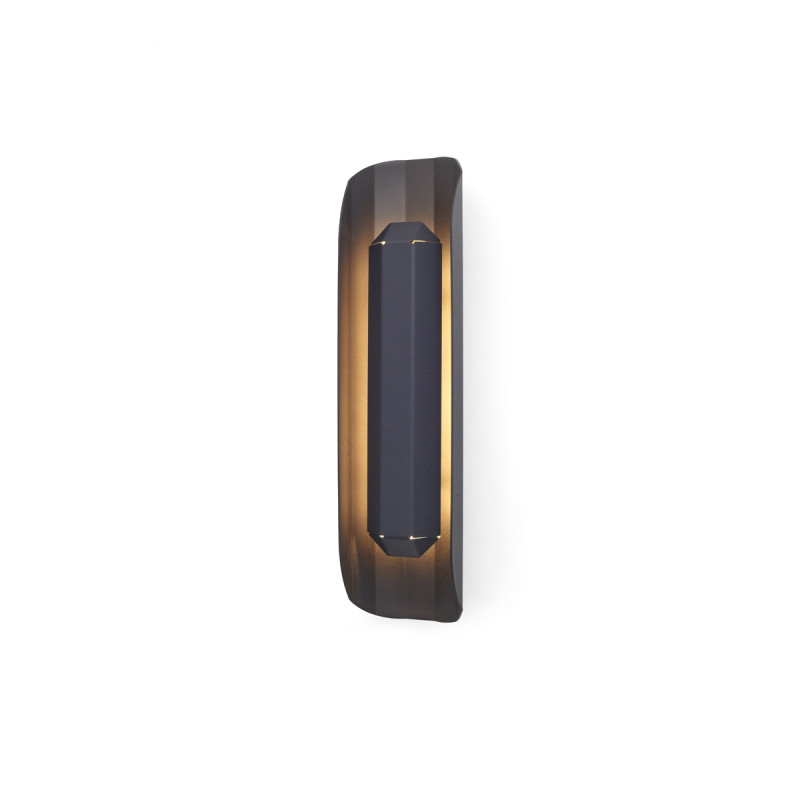 Apolin 45cm black wall lamp Kaspa
