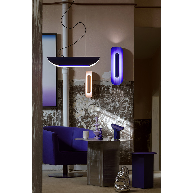 Lampa ścienna Apolin 45cm różowa Kaspa