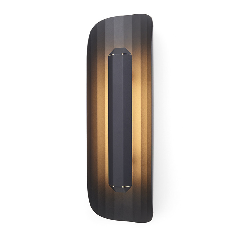 Apolin 65cm black wall lamp Kaspa