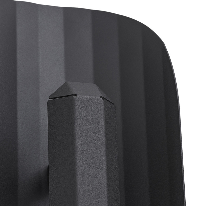 Apolin 65cm black wall lamp Kaspa