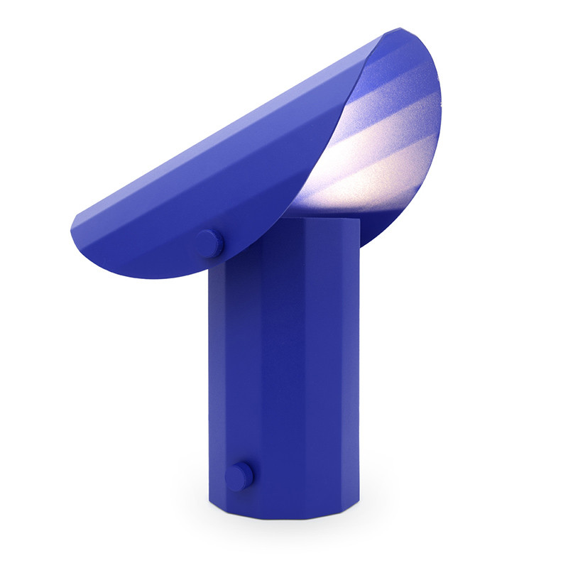 Apolin 30cm cobalt table lamp Kaspa