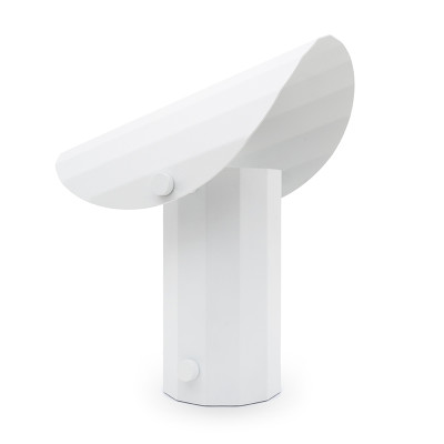 Lampa stołowa Apolin 30cm biała Kaspa