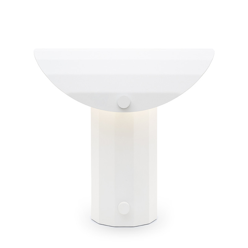 Lampa stołowa Apolin 30cm biała Kaspa