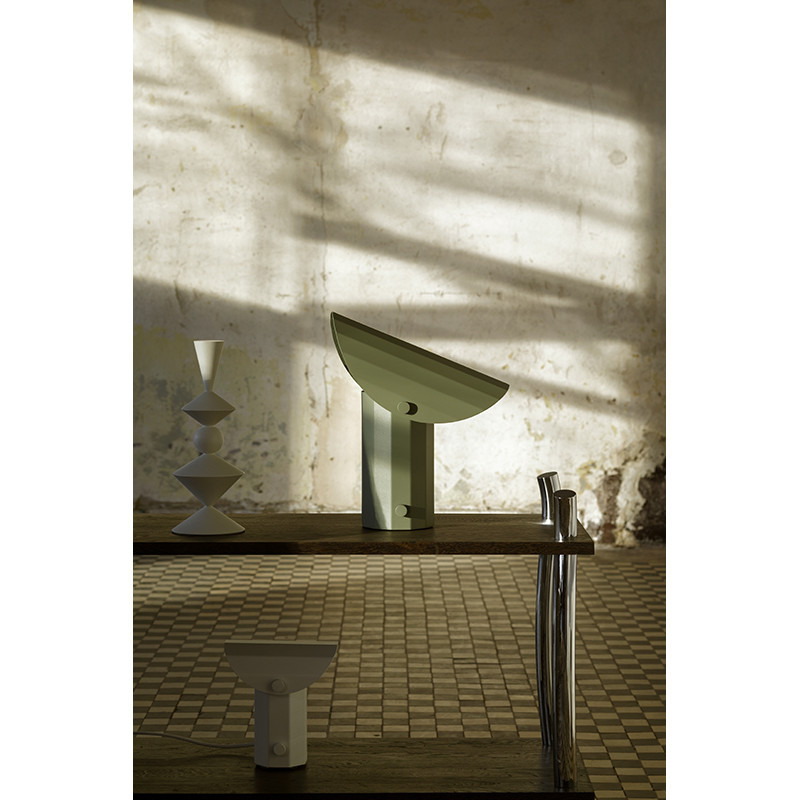 Apolin 30cm sage table lamp Kaspa