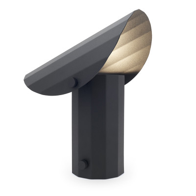 Lampa stołowa Apolin 30cm czarna Kaspa