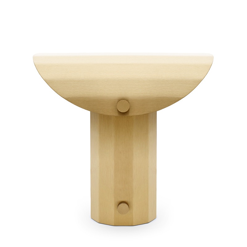Apolin 30cm brushed brass table lamp Kaspa