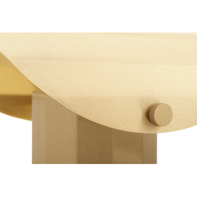 Apolin 30cm brushed brass table lamp Kaspa