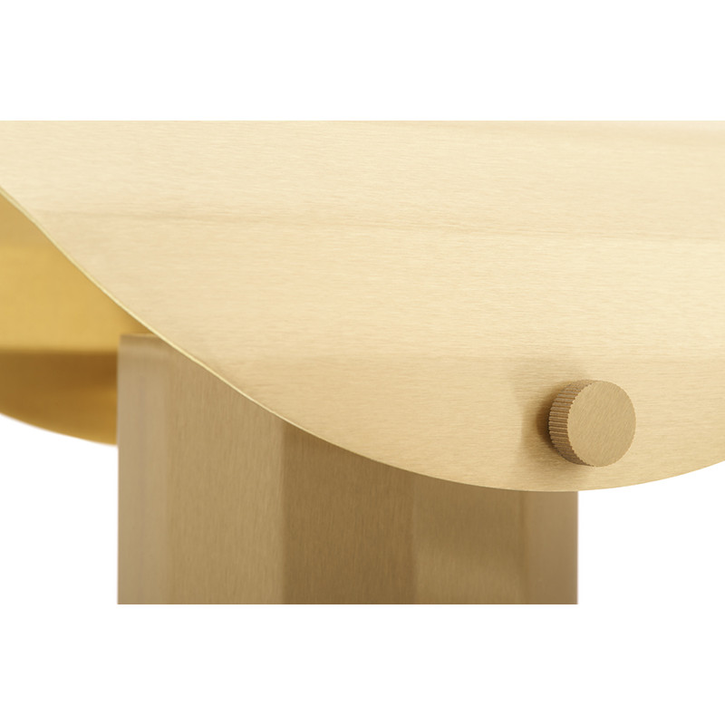 Apolin 30cm brushed brass table lamp Kaspa