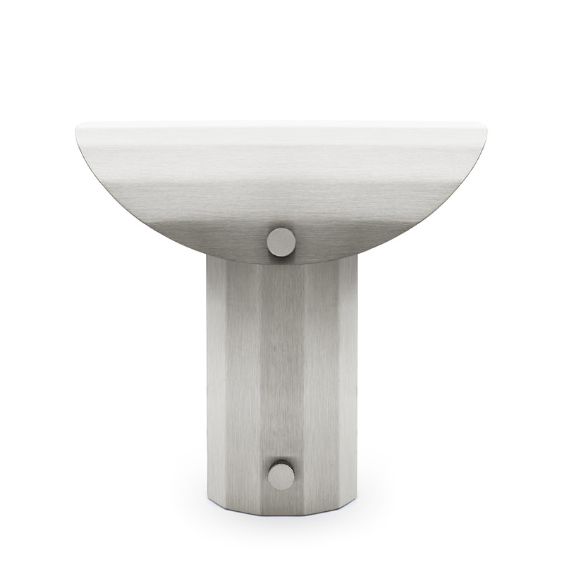 Apolin table lamp 30cm brushed steel Kaspa