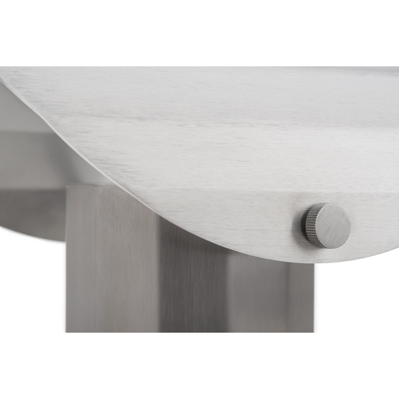Apolin table lamp 30cm brushed steel Kaspa
