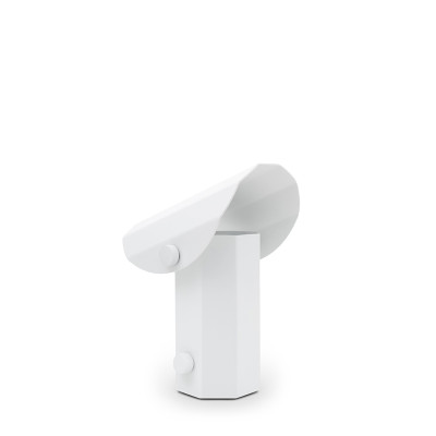 Lampa stołowa Apolin 18cm biała Kaspa