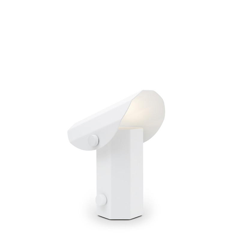 Lampa stołowa Apolin 18cm biała Kaspa