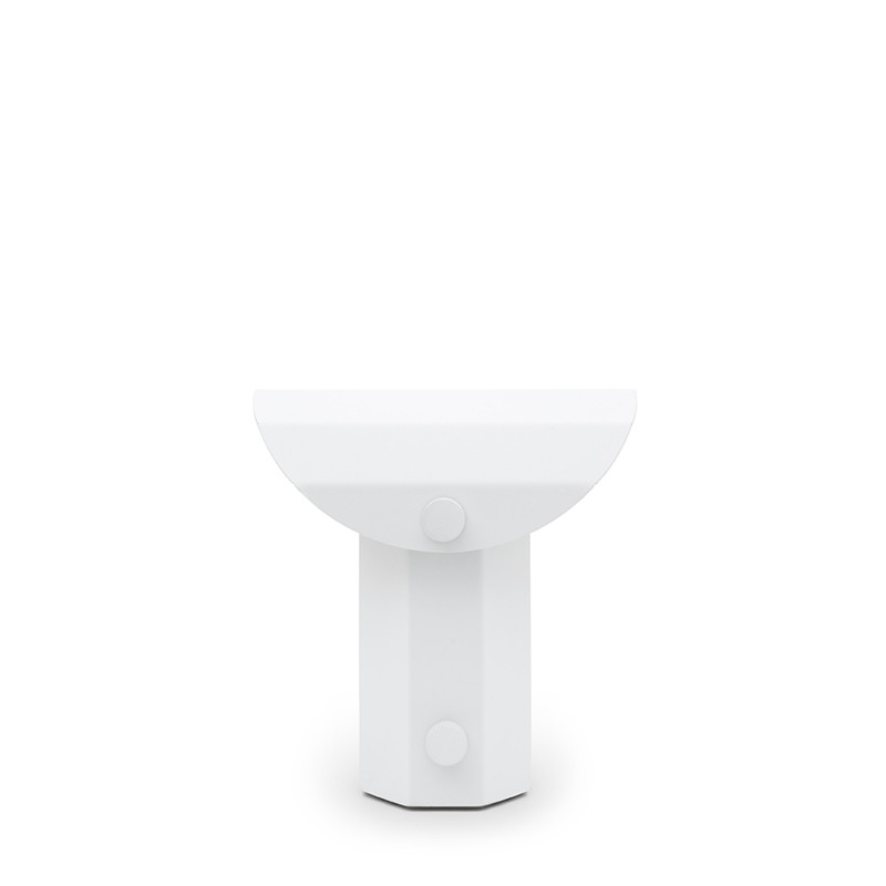 Lampa stołowa Apolin 18cm biała Kaspa