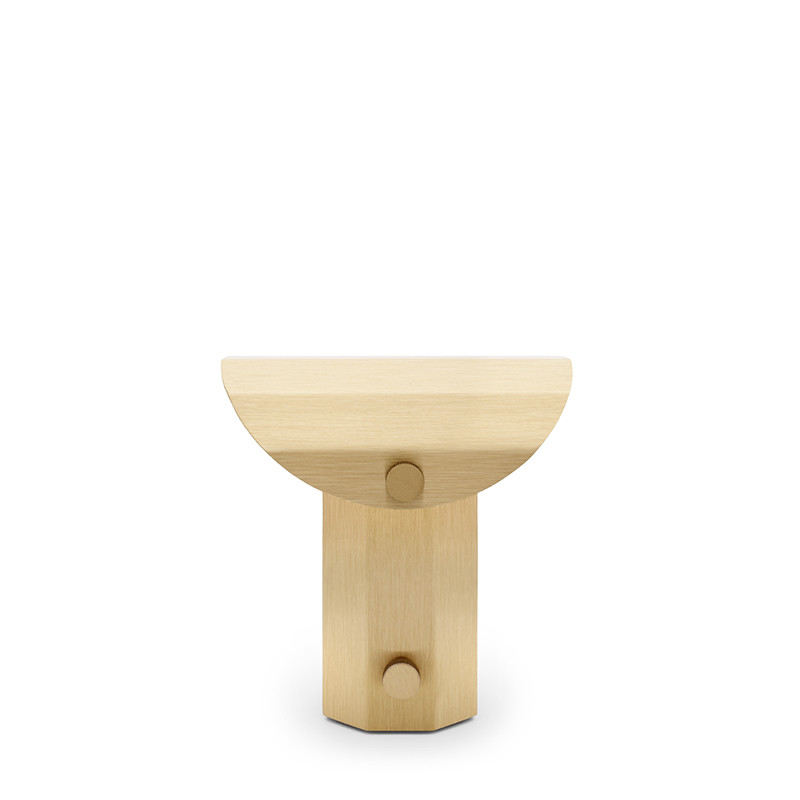Apolin 18cm brushed brass table lamp Kaspa