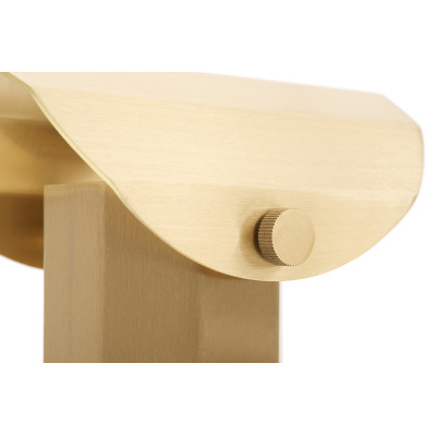 Apolin 18cm brushed brass table lamp Kaspa