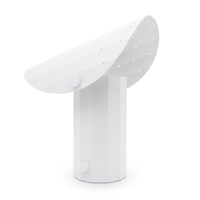 Apolin table lamp 30cm white with a perforated roof Kaspa