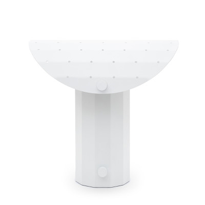 Apolin table lamp 30cm white with a perforated roof Kaspa
