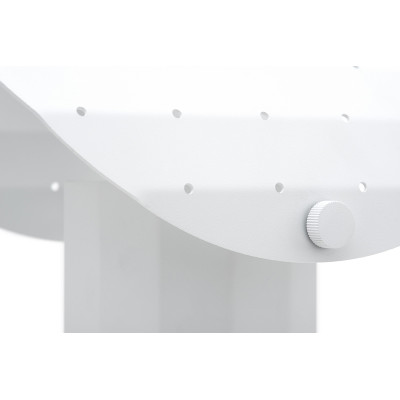 Apolin table lamp 30cm white with a perforated roof Kaspa