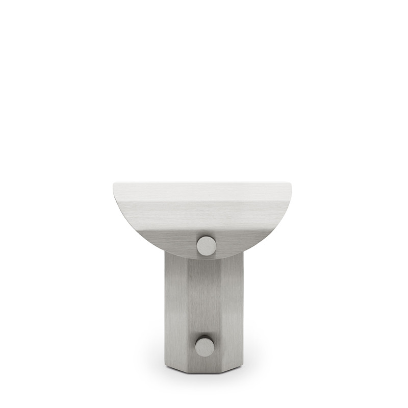 Portable table lamp Apolin brushed steel Kaspa