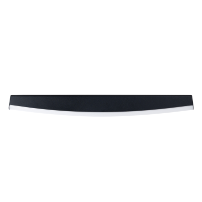Black Jorun wall lamp with a built-in 3000K LED panel THORO
