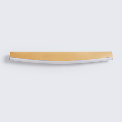 Golden Jorun wall lamp with a built-in 3000K LED panel THORO