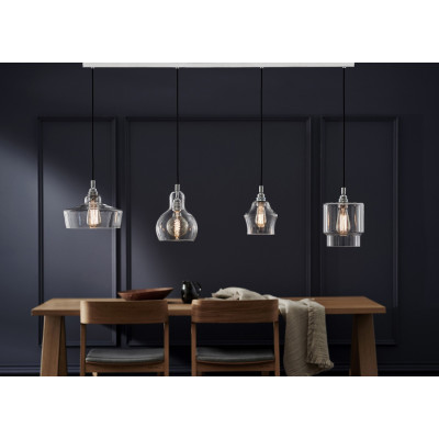 Longis Listwa III lampa wisząca chrom